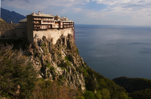 Simonos Petras Monastery, Mount Athos, Greece