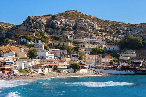Matala. Crete, Greece