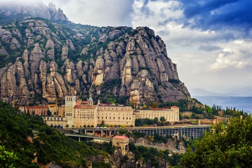 Overview Montserrat monastery