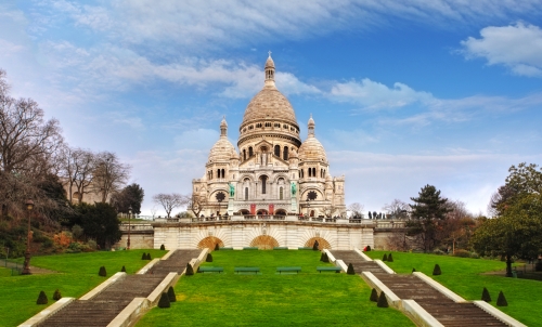 Basilica of Sacre-Coeur in Montmartre, Paris