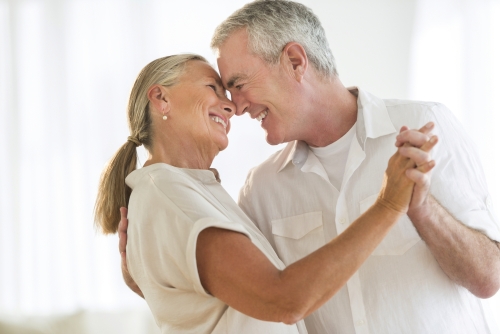 Romantic Couple Dancing At Home~1