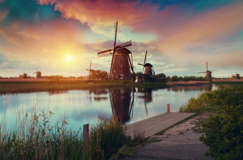 © kishivan - stock.adobe.com Kinderdijk in Südholland, Niederlande
