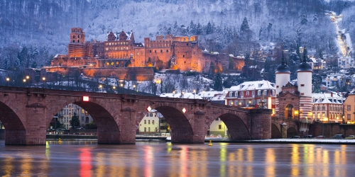 Heidelberg im Winter