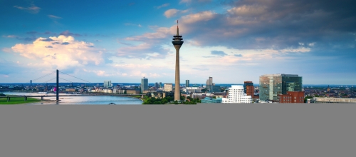Panorama von Düsseldorf 