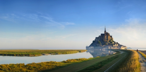 Mont Saint-Michel in der Normandie, Frankreich