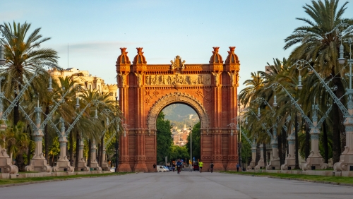 Arc de Triomf in Barcelona