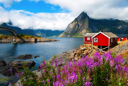 Hamnoy auf den Lofoten, Norwegen