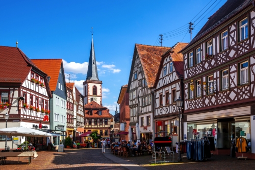 Lohr am Main in Bayern, Deutschland