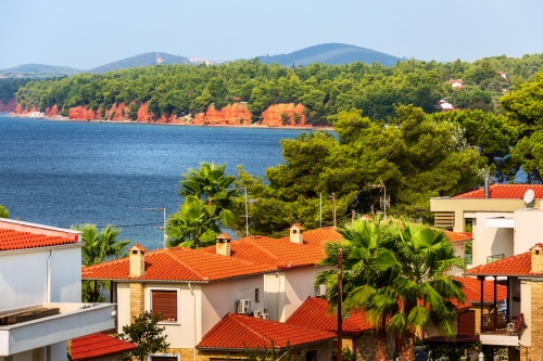 Nikiti auf der Chalkidiki-Halbinsel, Griechenland 