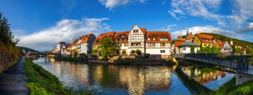 Altstadt von Wertheim, Deutschland