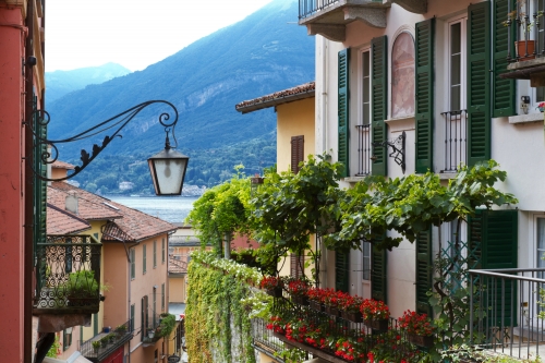 Altstadt der italienischen Stadt Bellagio