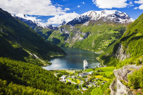 Geirangerfjord in Norwegen