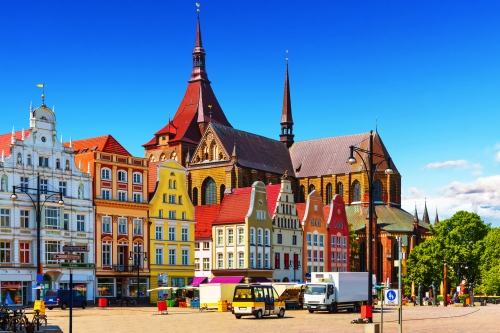 Marienkirche in der Rostocker Altstadt