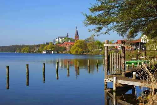 Plön am Großen Plöner See in der Holsteinischen Schweiz