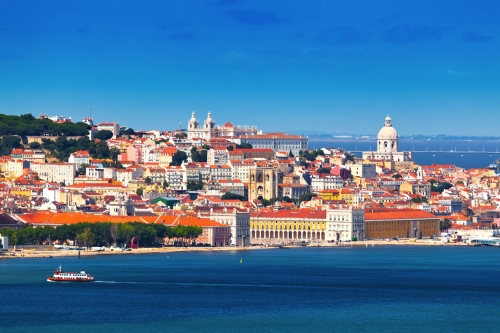 Panorama von Lissabon, Portugal