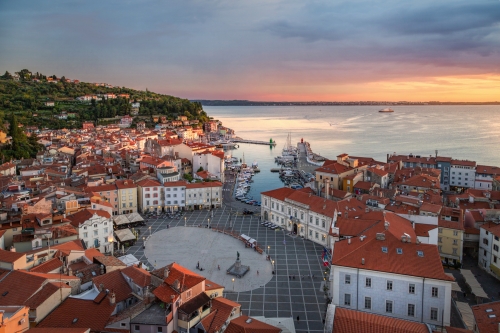 Piran an der slowenischen Adriaküste