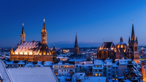 Aachen im Schnee