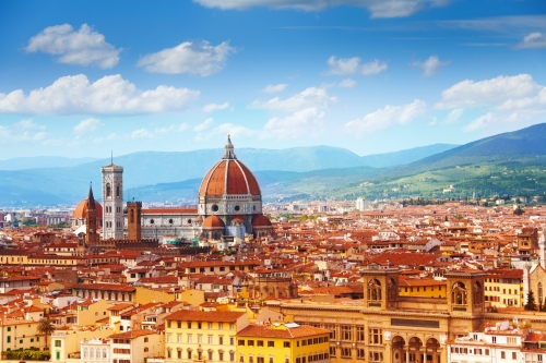 Panorama von Florenz und Saint Mary