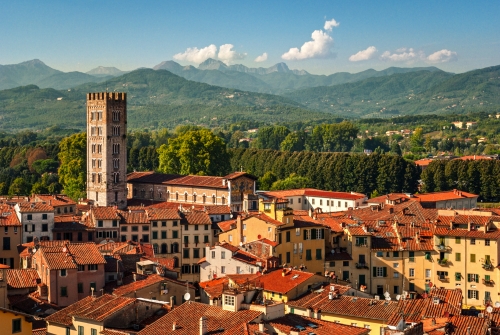Lucca in der Toskana
