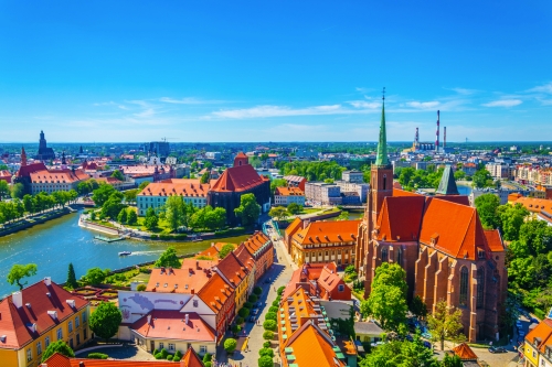 Panorama von Breslau