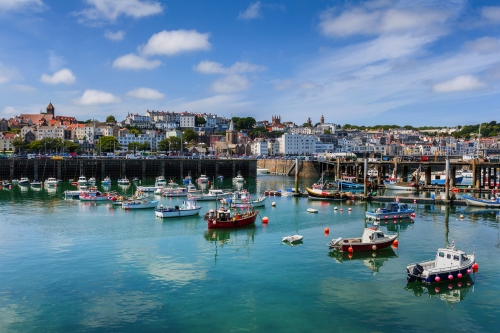 Hafen von Saint Peter Port auf Guernsey