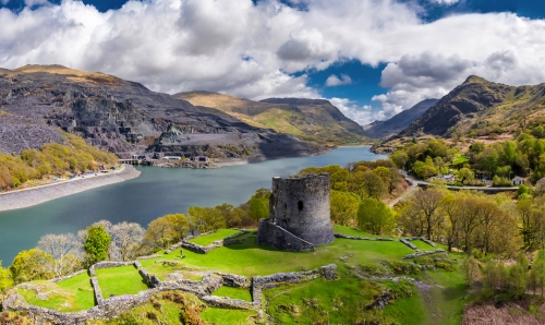 Dolbadarn Castle im Snowdonia-Nationalpark