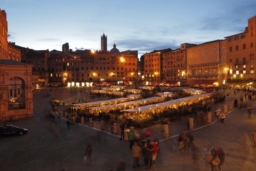 Marktplatz in Siena
