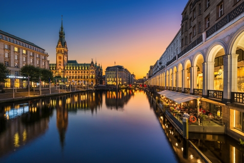 Rathaus von Hamburg, Deutschland