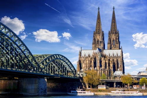 Hohenzollernbrücke und Kölner Dom