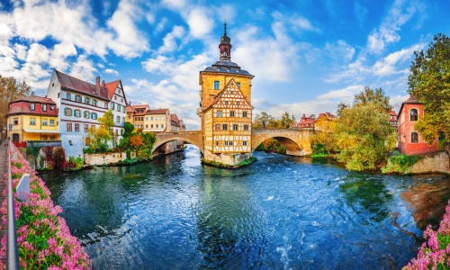 Brückenrathaus in Bamberg, Deutschland