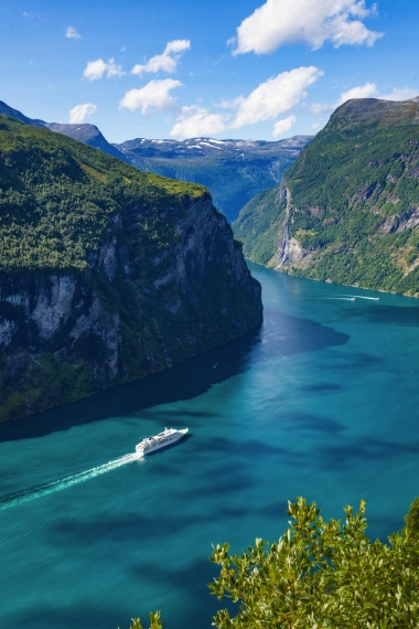 Kreuzfahrt im Geirangerfjord
