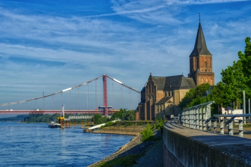 Rheinbrücke von Emmerich am Niederrhein