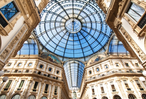 Galleria Vittorio Emanuele II in Mailand, Italien