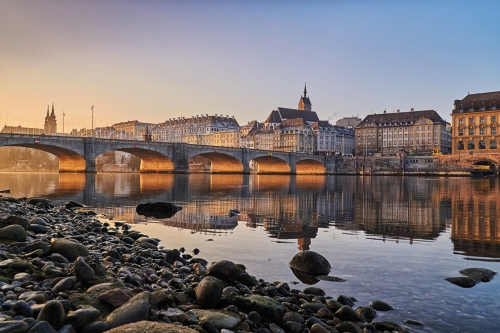 früher Morgen in Basel