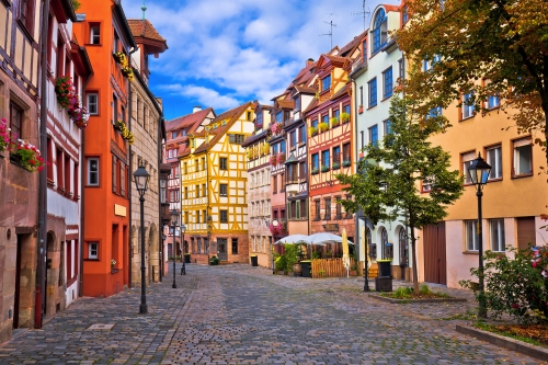 Altstadt von Nürnberg in Bayern, Deutschland
