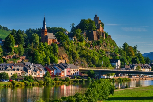 Altstadt von Saarburg in Rheinland-Pfalz, Deutschland