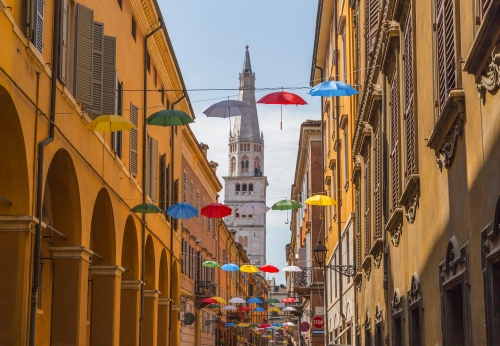 Straße in Modena