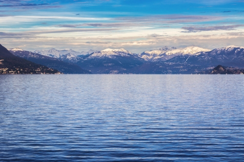 Winterübersicht am lago maggiore