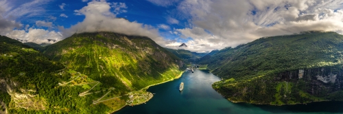 Kreuzfahrt im Geirangerfjord