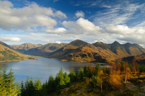 Landschaft der schottischen Highlands