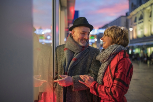 Schaufensterbummel zu Weihnachten