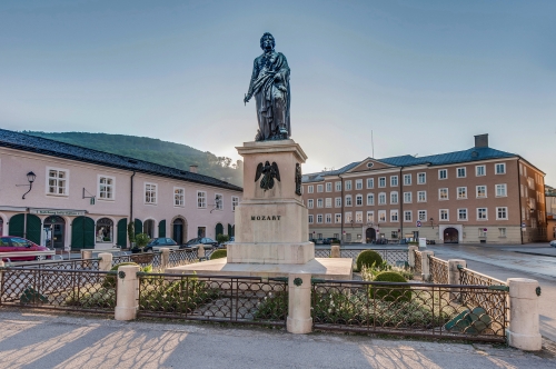 (Mozartplatz in Salzburg