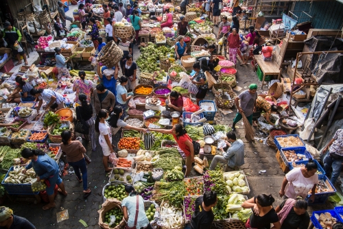 Gemüsemarkt auf Bali