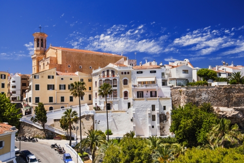 Hauptstadt Mahon auf der Insel Menorcaµ3