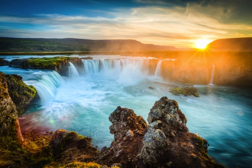 Goðafoss-Wasserfall auf Island