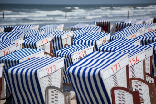 Standkörbe auf Norderney