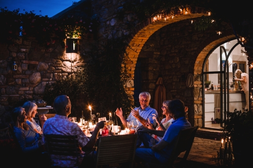 Dinner in der Toskana