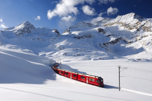 Bernina Express beim Lago Bianco~2µ2