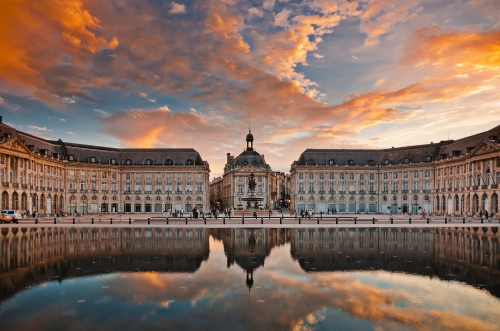 Place de la Bourse in Bordeaux