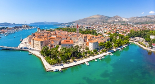 Luftaufnahme von Trogir